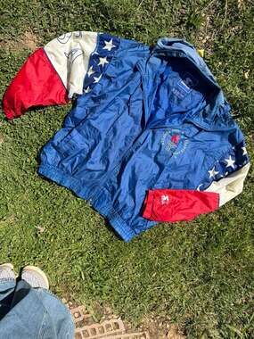 Vintage 1996 Atlanta Olympics Team USA Starter Windbreaker Jacket Size L